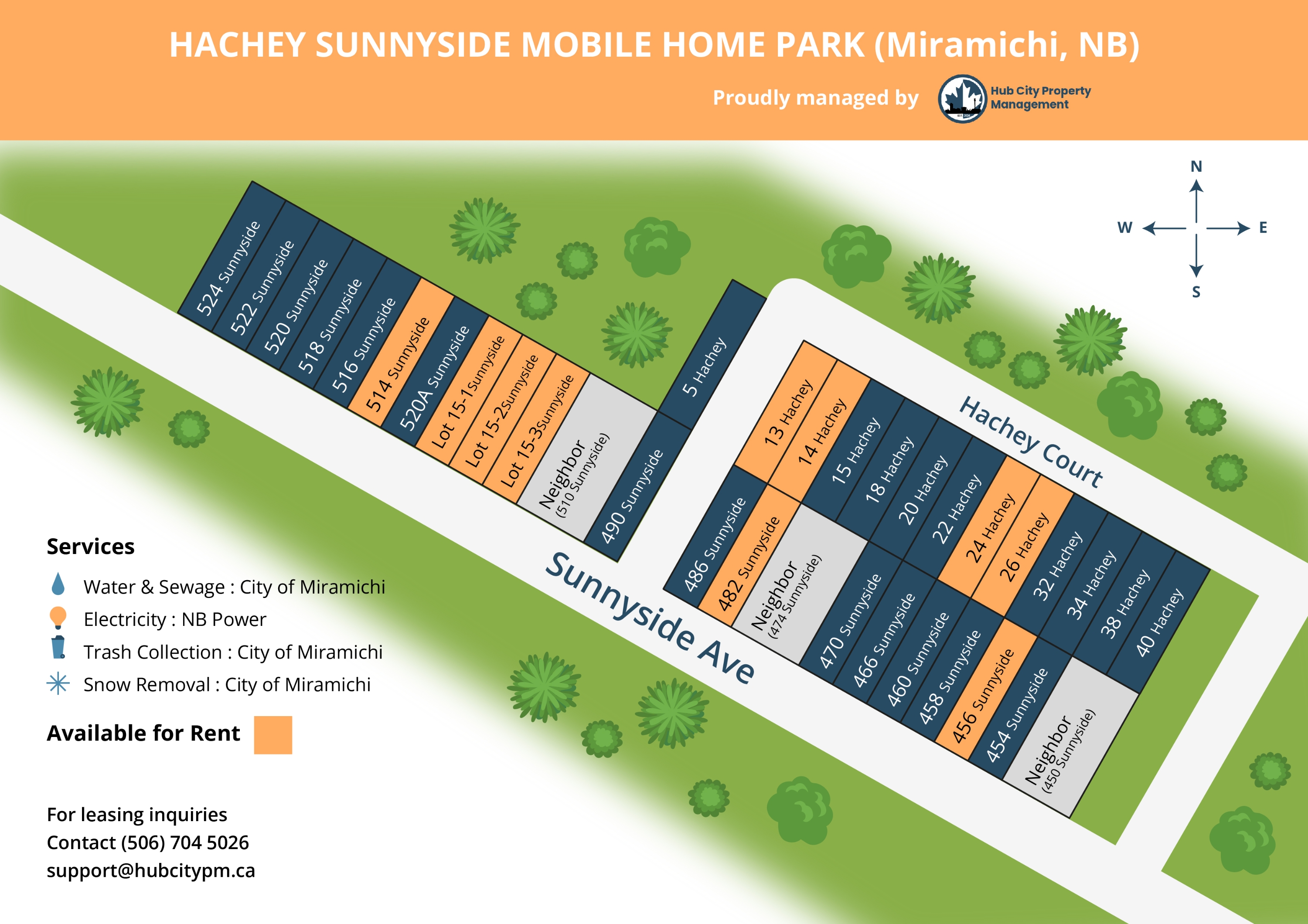 Hachey Sunnyside Mobile Home Park - Lot Available